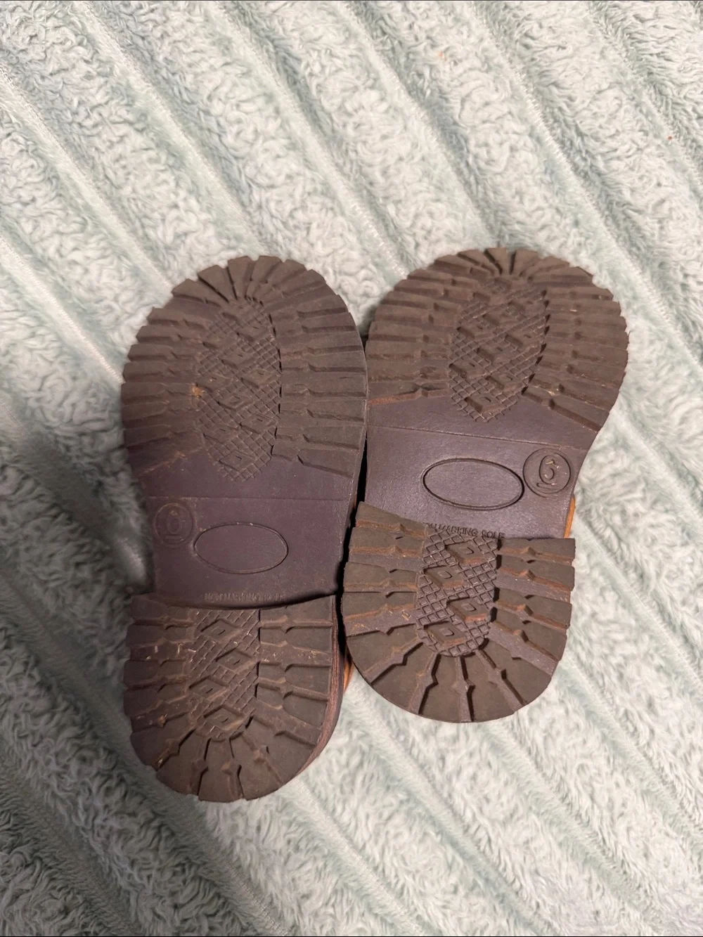 Cat & Jack Tan/Brown Kids Hook-and-Loop Dress Shoes